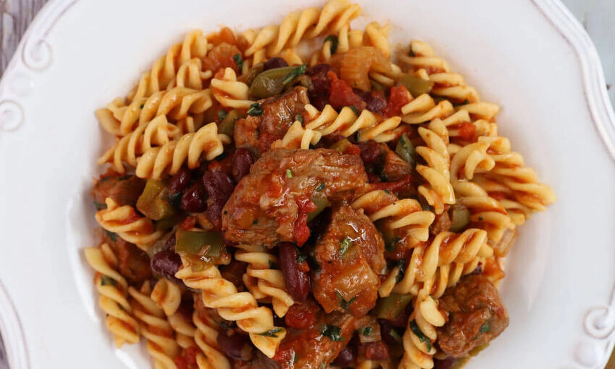 Η συνταγή της ημέρας: Φουσίλι με μοσχάρι